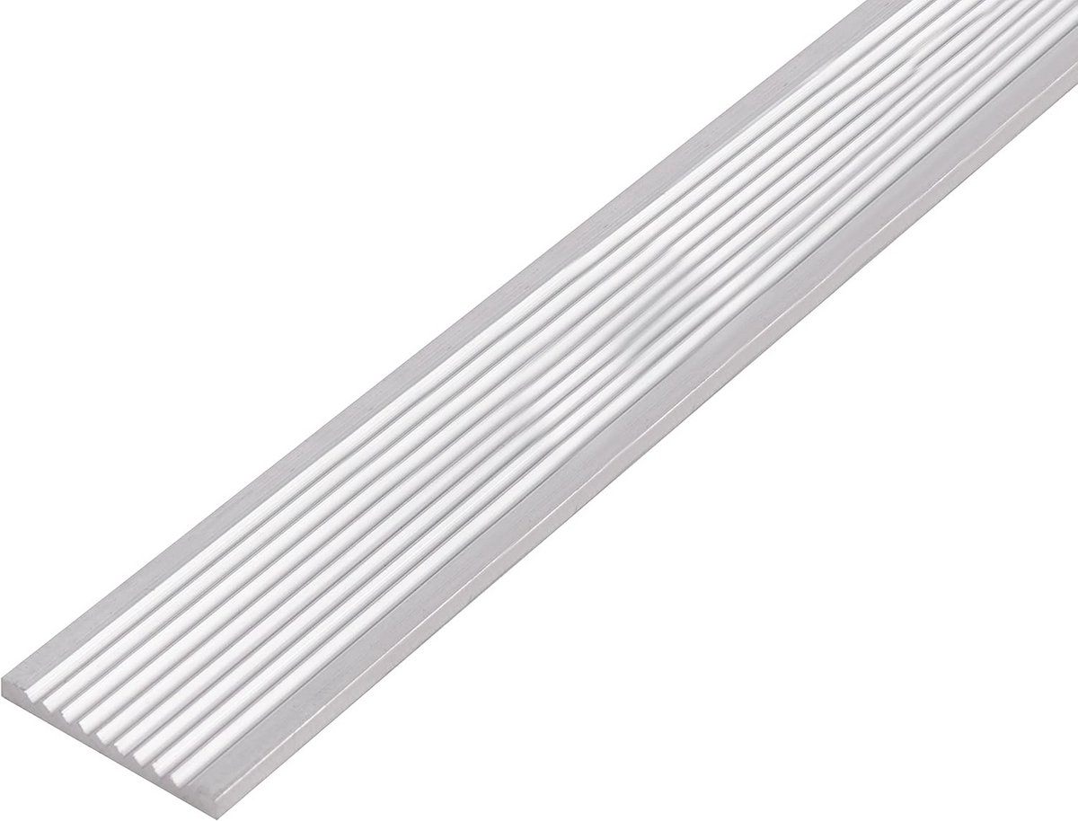Geribbelde Aluminium Platte Staf 1000 x 30 mm | Profiel voor Bouw en Hobby