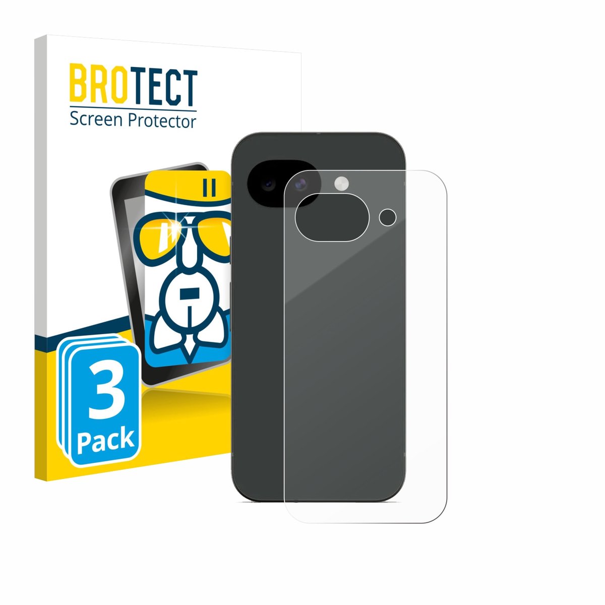 Screenprotector 3 Stuks voor Google Pixel 10a (Achterkant) Beschermglas transparant