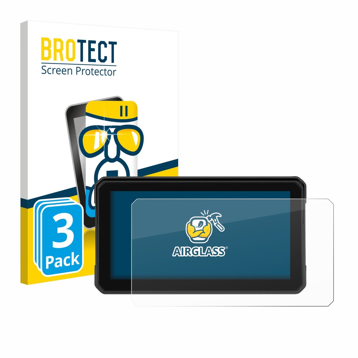Screenprotector 3 Stuks voor GOHHDL A4058 6" Beschermglas transparant