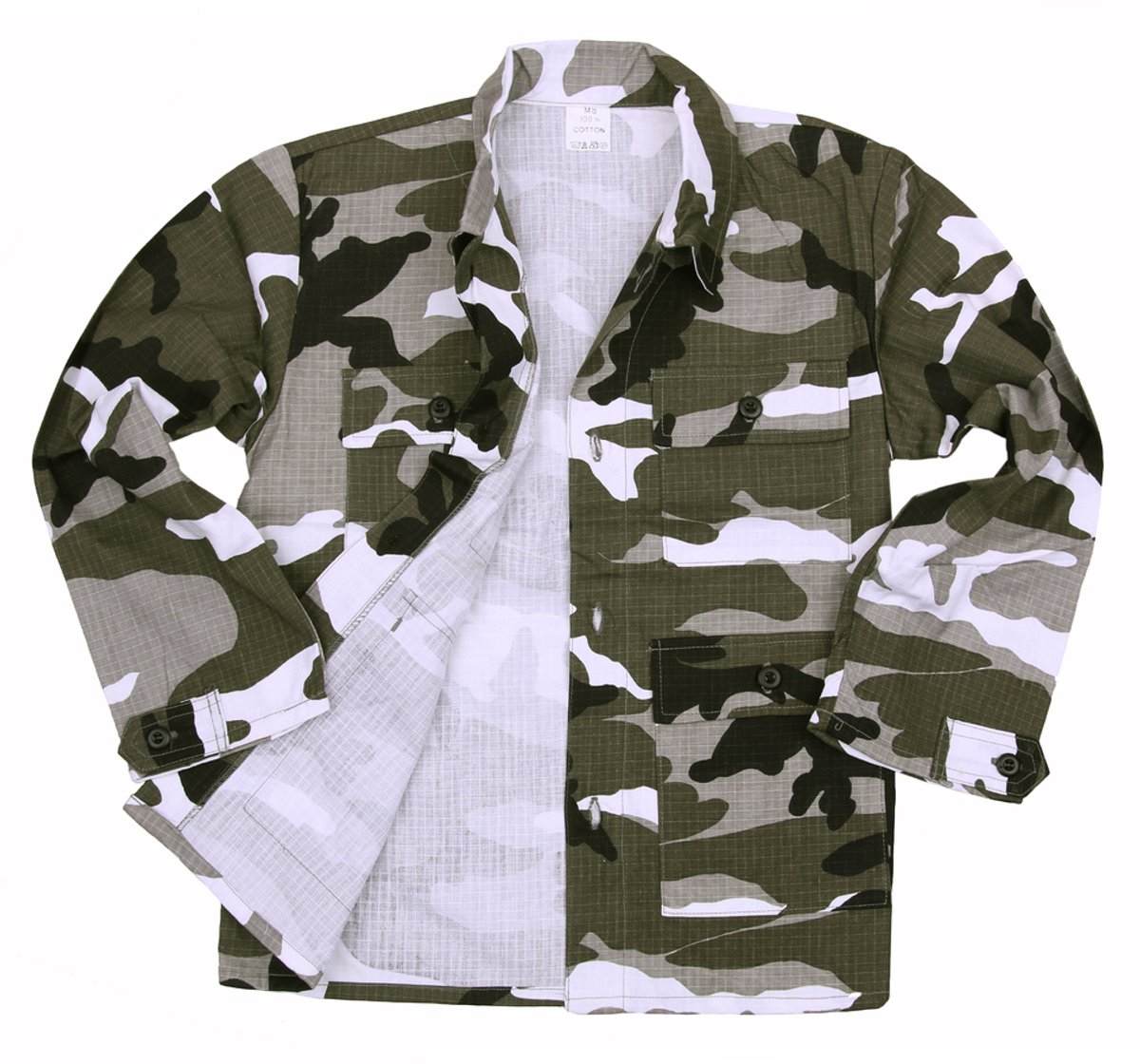 Fostex Garments - Kids BDU jacket ripstop (kleur: Urban / maat: L)