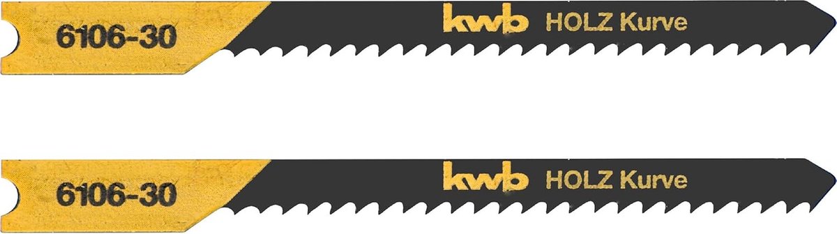 Decoupeerzaagbladen voor hout van flexibel HSS-staal met universele schacht en scherpe sneden