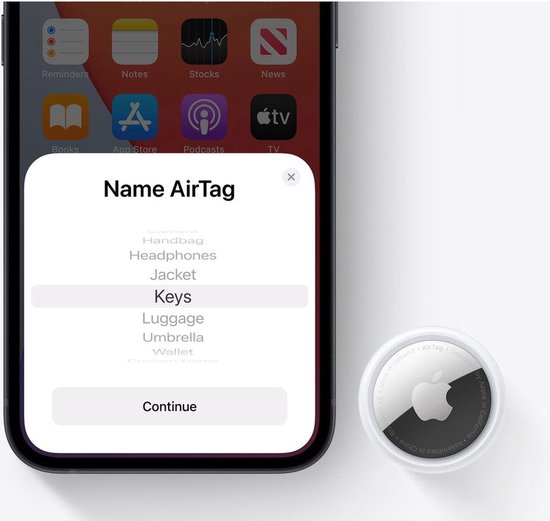 Apple AirTag - 1e generatie (2021) - 1 stuk