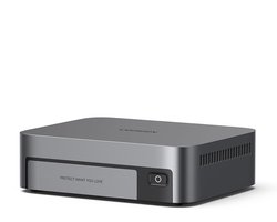 UGREEN NASync DXP480T Plus 4-bay All-Flash SSD NAS, Intel i5 1235u 10-core CPU, 8 GB DDR5 RAM, 128 GB SSD, 10 GbE-poort, Wi-Fi 6, 4 M.2 NVMe-aansluitingen, 8K HDMI, 2 TBT4 (schijfloos)