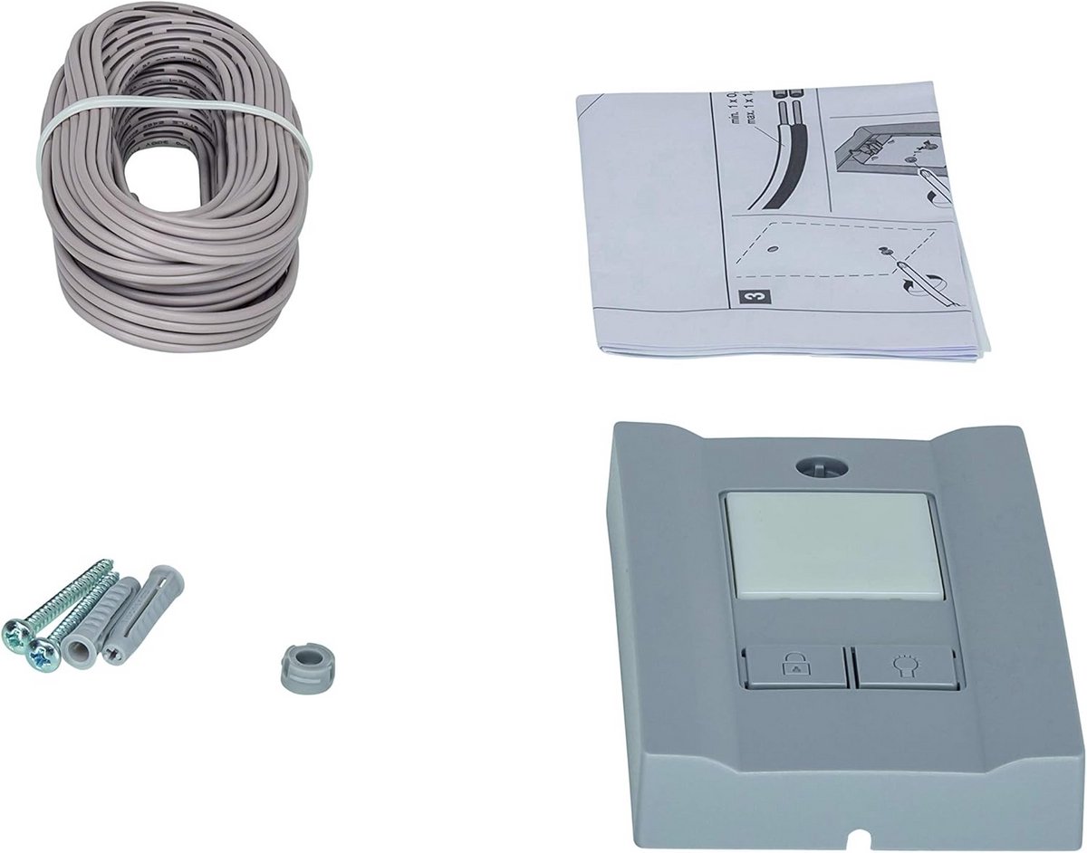 Interne drukknop voor garagedeur en poortmotor