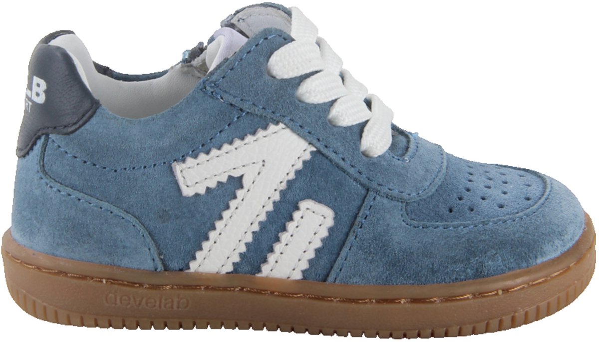 Develab - 44427 - Lage schoenenJongensKindersneakers - Kleur: Blauw - Maat: 23