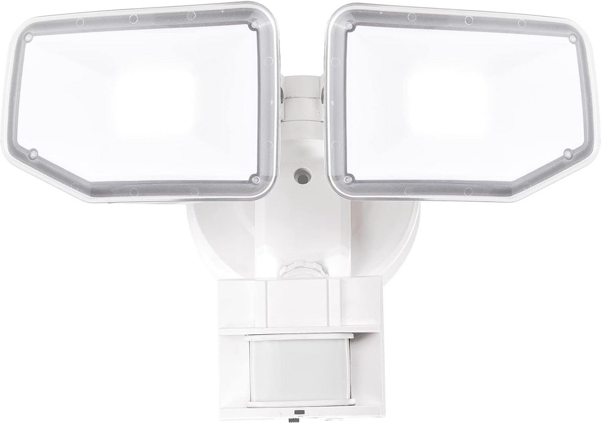 Krachtige 40W LED Buitenlamp met Bewegingsmelder - 180° Detectie - 4000LM - Wit