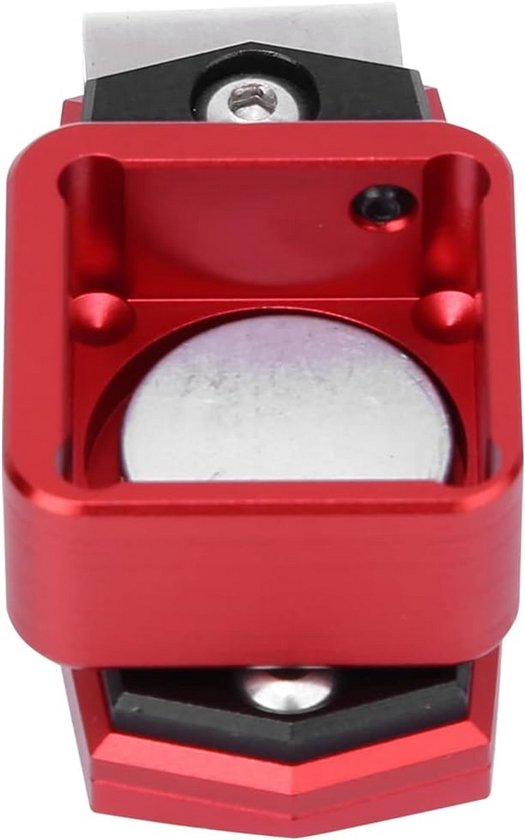 Biljartkrijt houder aluminium draagbaar met clip — afbeelding 4