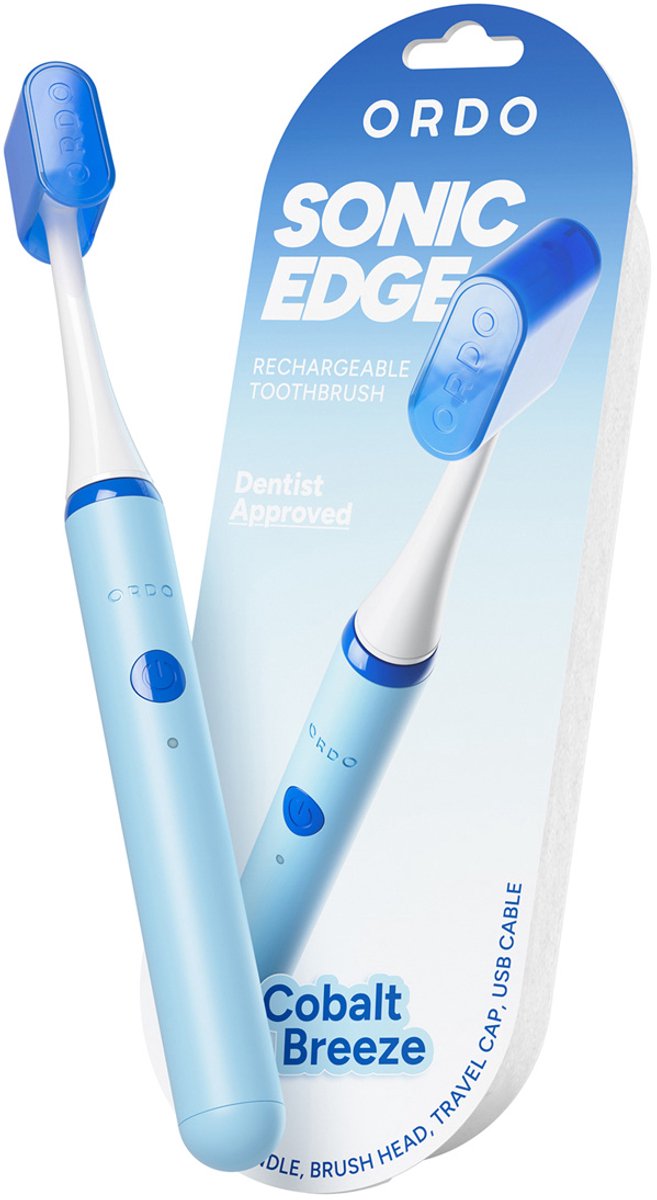 Ordo Sonic Edge - Electrische Tandenborstel - Oplaadbaar - Cobalt Breeze