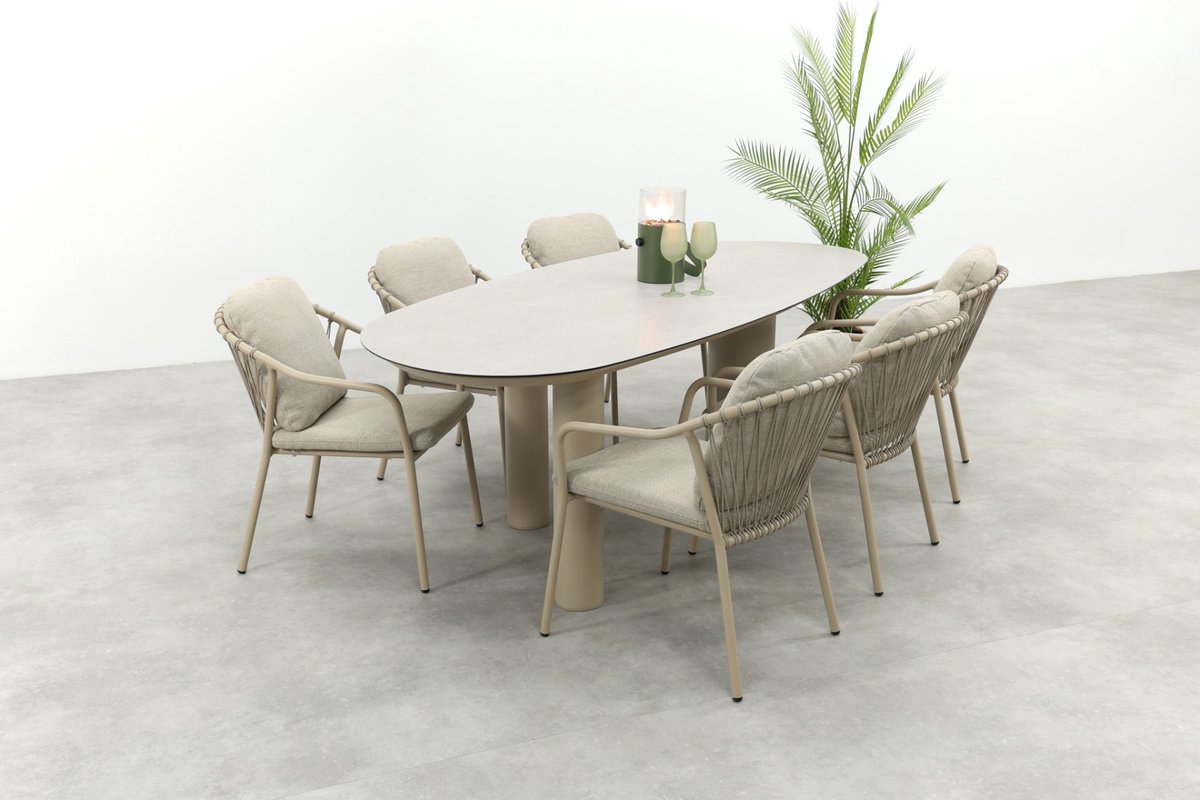 Taste by 4 Seasons Pisa/Denia organische tuinset 240x105 cm