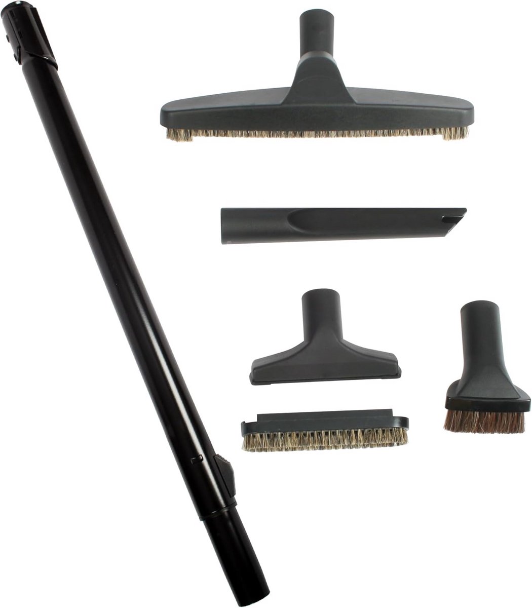 Universele Stofzuiger Accessoireset met Telescopische Wand - 4 Delig