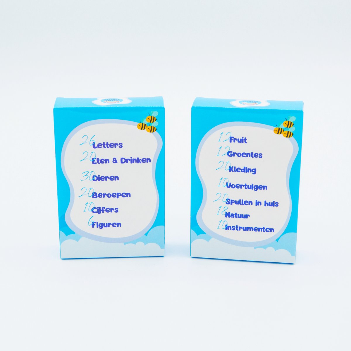 Beebie Babbels - De Taalbuddies Bundel Deal - 1x Blauwe Variant & 1x Roze variant - Educatief Speelgoed - Leer Nederlands - Montessori Speelgoed - Taalontwikkeling - Cognitieve Vaardigheden - Pratende Flitskaarten — afbeelding 3