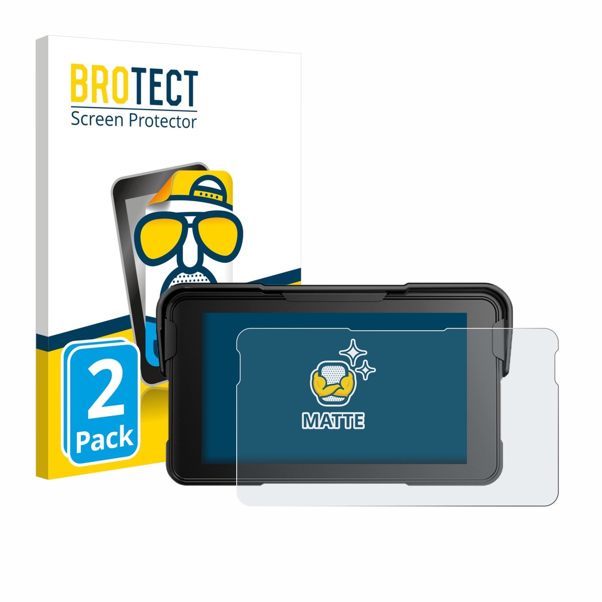 BROTECT - Screenprotector voor NFOIEIS Base 5" - Folie Beschermfolie matte 2 Stuks