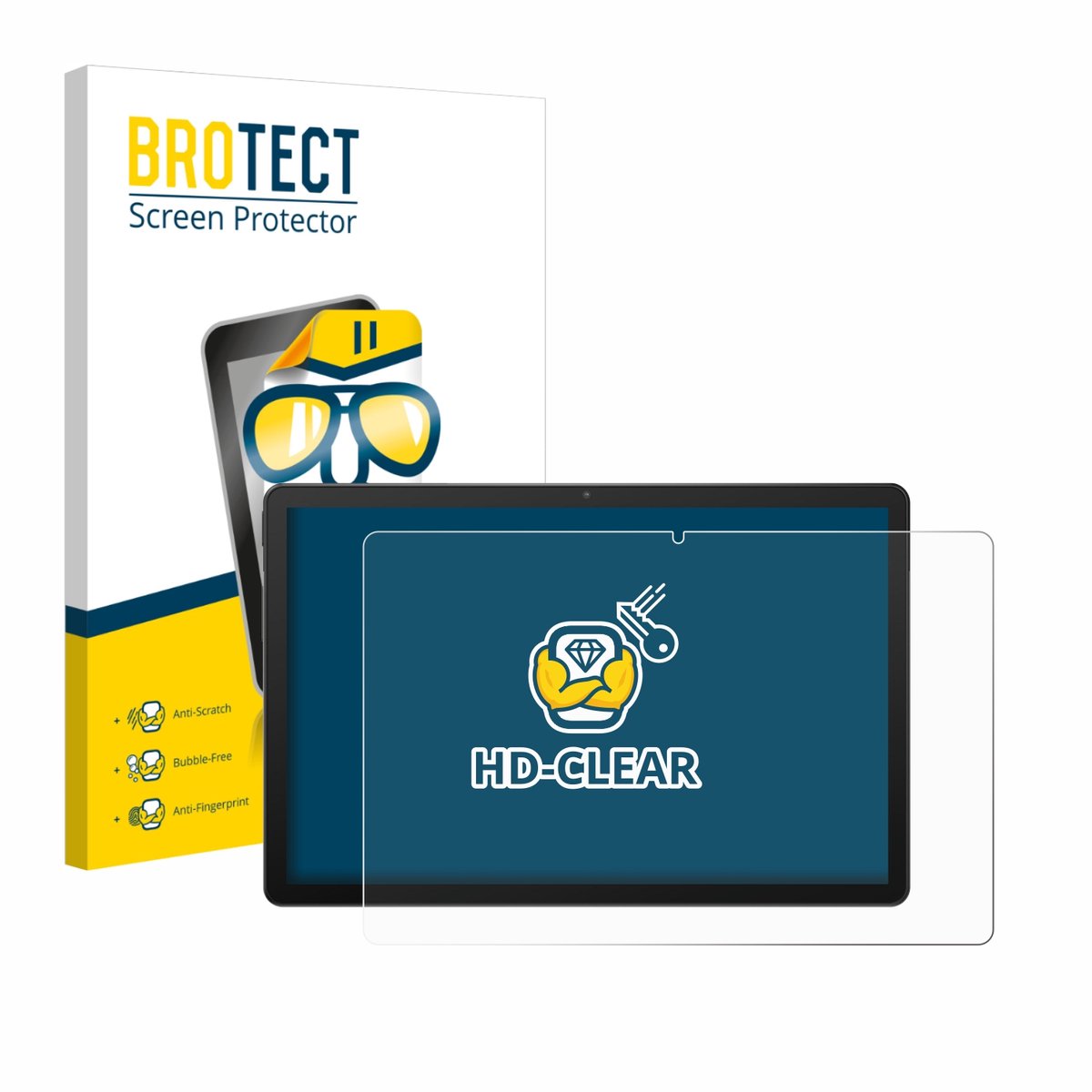 BROTECT - Screenprotector voor Sunmi CPad 14" - Folie Beschermfolie transparant