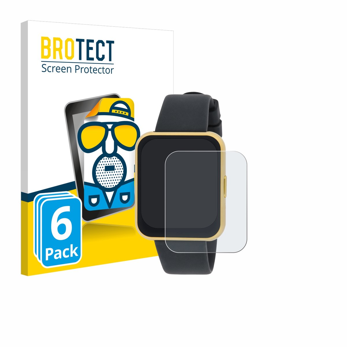 BROTECT - Screenprotector voor Liu Jo Mini Slim 2.0 - Folie Beschermfolie matte 6 Stuks