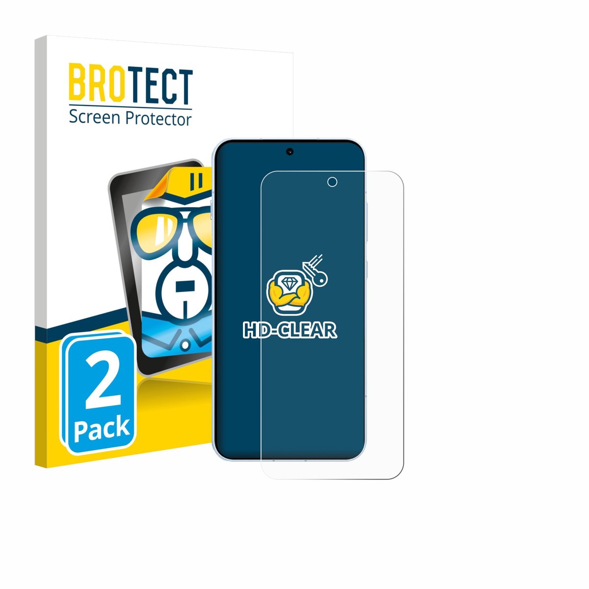 BROTECT - Screenprotector voor Oppo Find X8s - Folie Beschermfolie transparant 2 Stuks