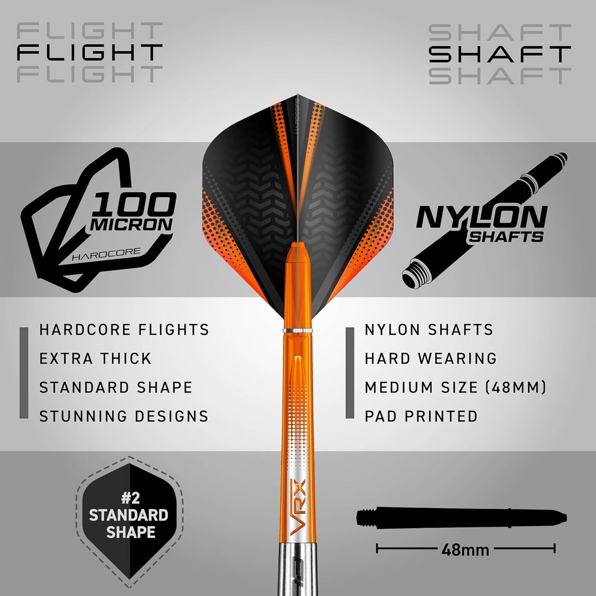 Tungsten Steeltip Dartpijlen Set Professioneel met Flights en Assen