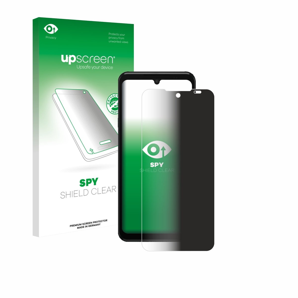 upscreen - privacy screenprotector voor Sunmi M3 - Folie Beschermfolie Blauwlichtfilter