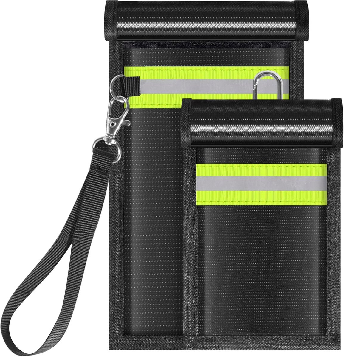 Draagbare EMP-beschermingstas Set (2 Stuks) - Waterbestendig & Brandvertragend