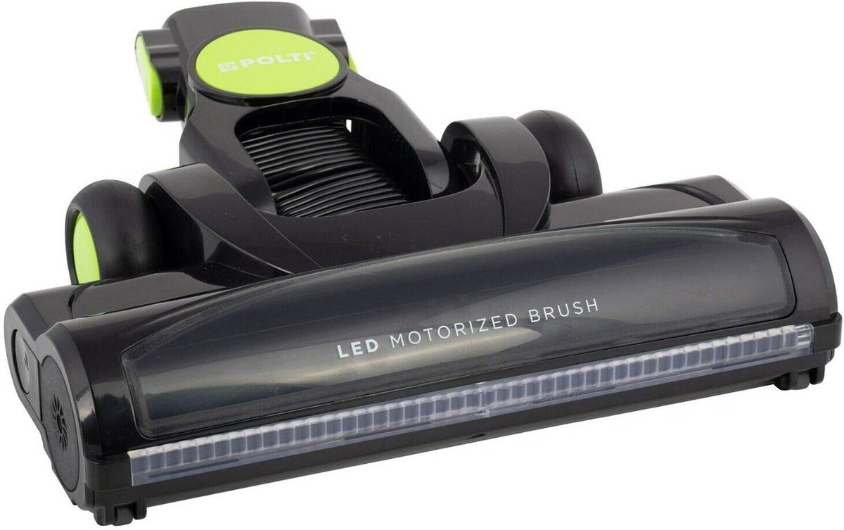 Reserveborstel met LED-wielen en rolborstel voor verticale stofzuigers