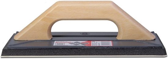 Voegvlotter Rubber - Tegelgereedschap - Voegen Vullen - Ergonomisch Houten Handvat - 25 cm - Wit — afbeelding 3