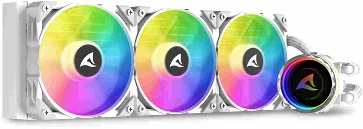 All-in-One Waterkoeler 360mm Wit met Adresseerbare RGB Ventilator