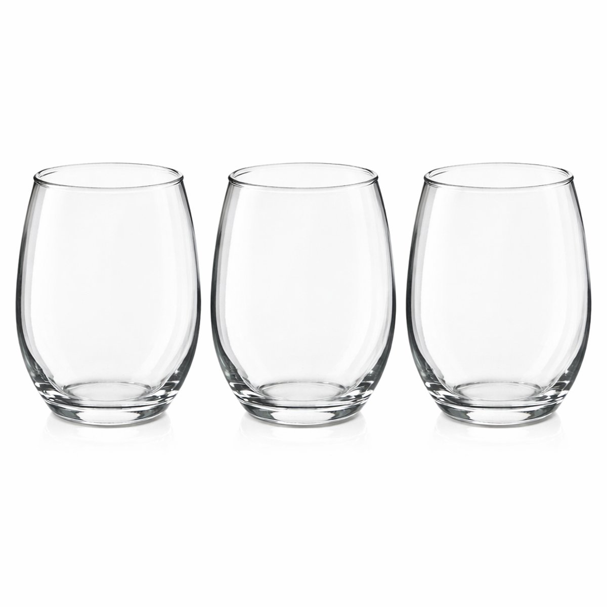 Tumblerglazen – 450 ml – Transparant – Set van 3 – Drinkglazen