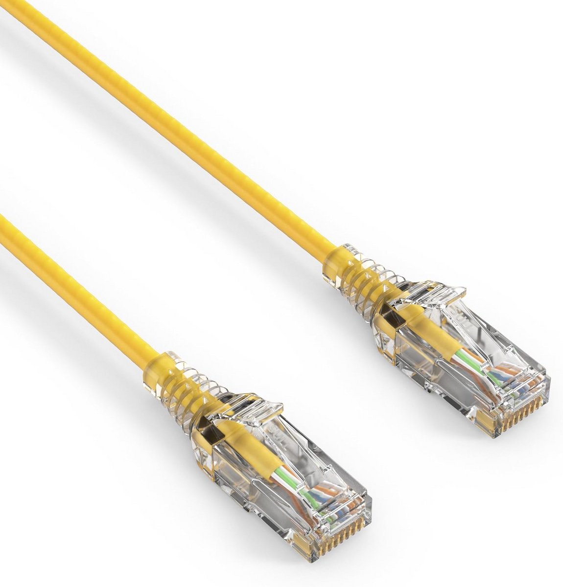 Extra Dunne CAT6 UTP Netwerkkabel met RJ45 Connectoren Geel 5 Meter