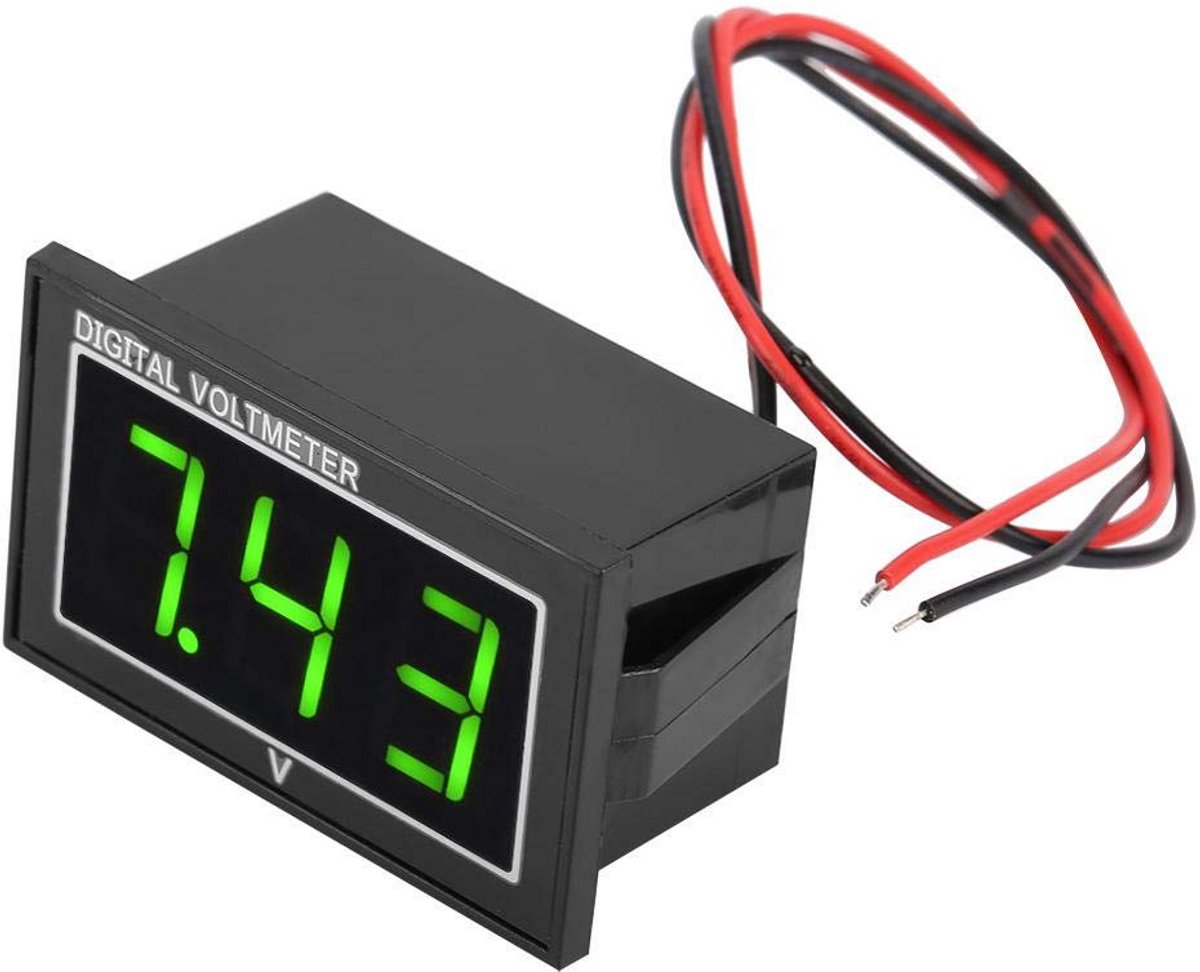 Digitale Voltmeter met LED Display voor DC Spanning Meten