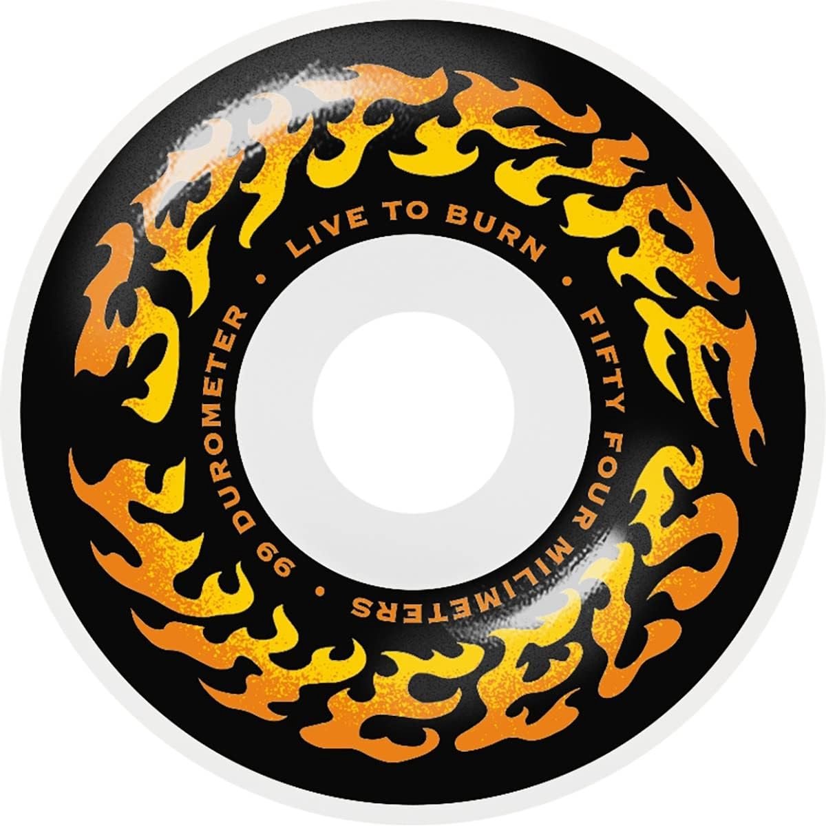 Skateboard Wielen Set 54mm 99a Duro - Klassiek Model voor Park en Straat