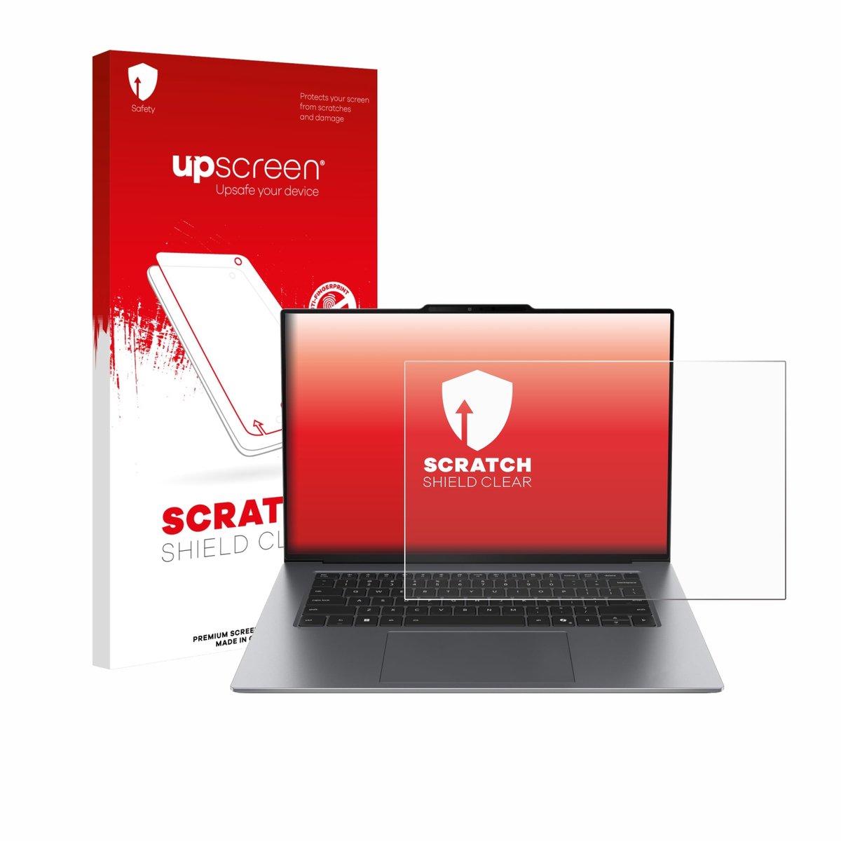 upscreen - Screenprotector voor Lenovo ThinkPad X9 14 G1 - Folie Beschermfolie transparant