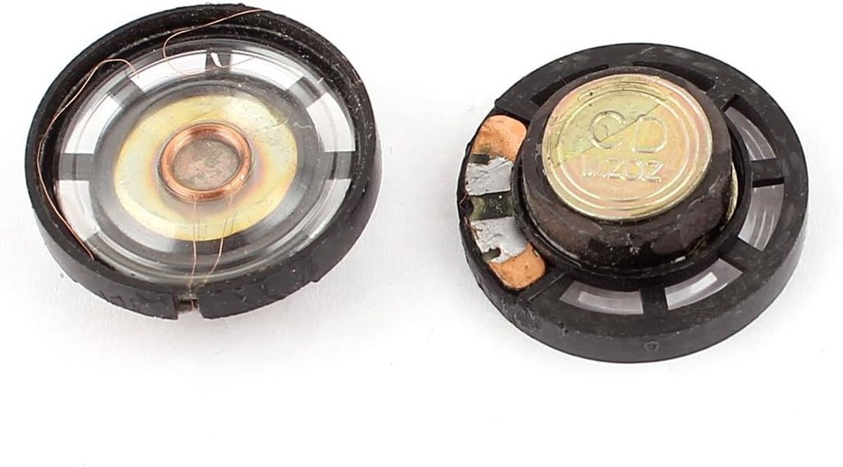 Mini Luidspreker 29mm 8 Ohm 0.25W met Externe Magneet - Set van 2