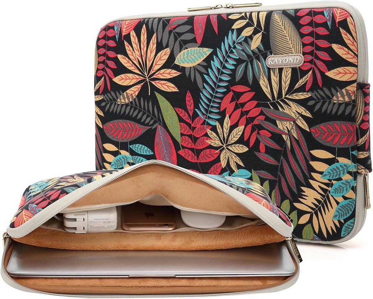 Waterdichte Laptoptas met Bospatroon voor 11 tot 17 Inch Notebooks