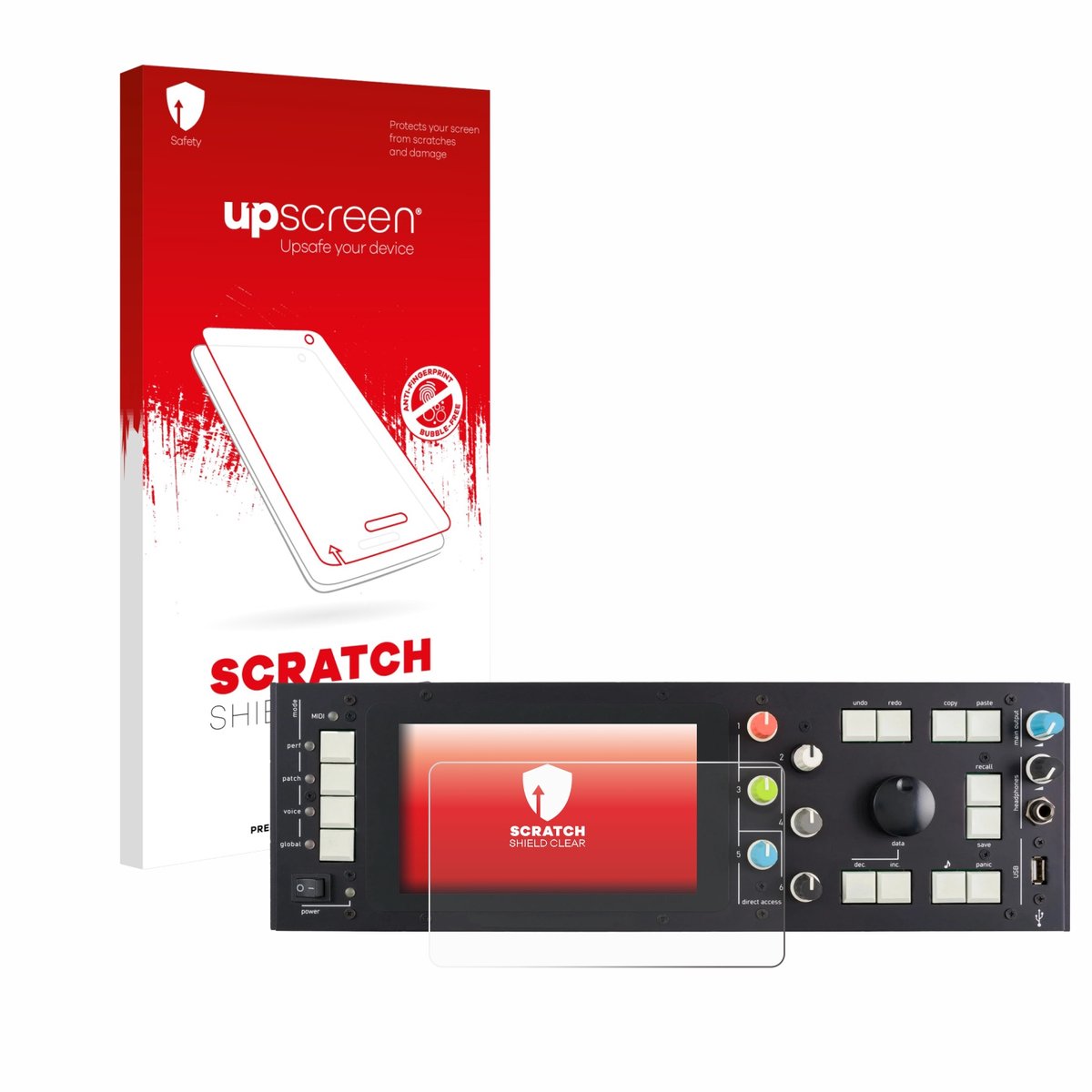 upscreen - Screenprotector voor Kodamo EssenceFM MKII - Folie Beschermfolie transparant