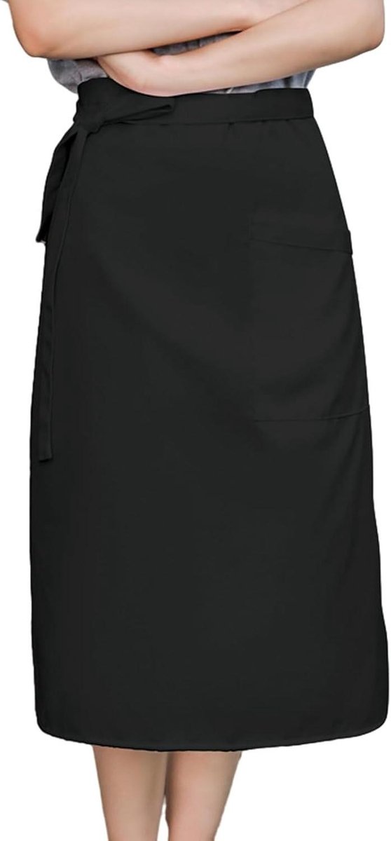 Schort 68 x 70 cm waterdicht met zakken uniseks kookschort restaurant bar