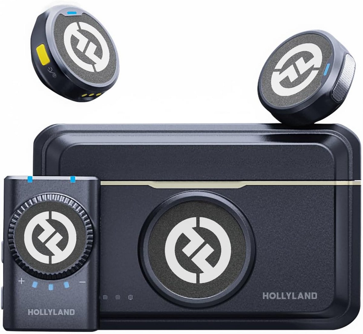 Draadloos Revers Microfoonsysteem Dual voor Camera en Camcorder