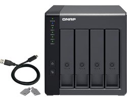 4-bay Direct Attached Storage met Hardware RAID en USB Type-C