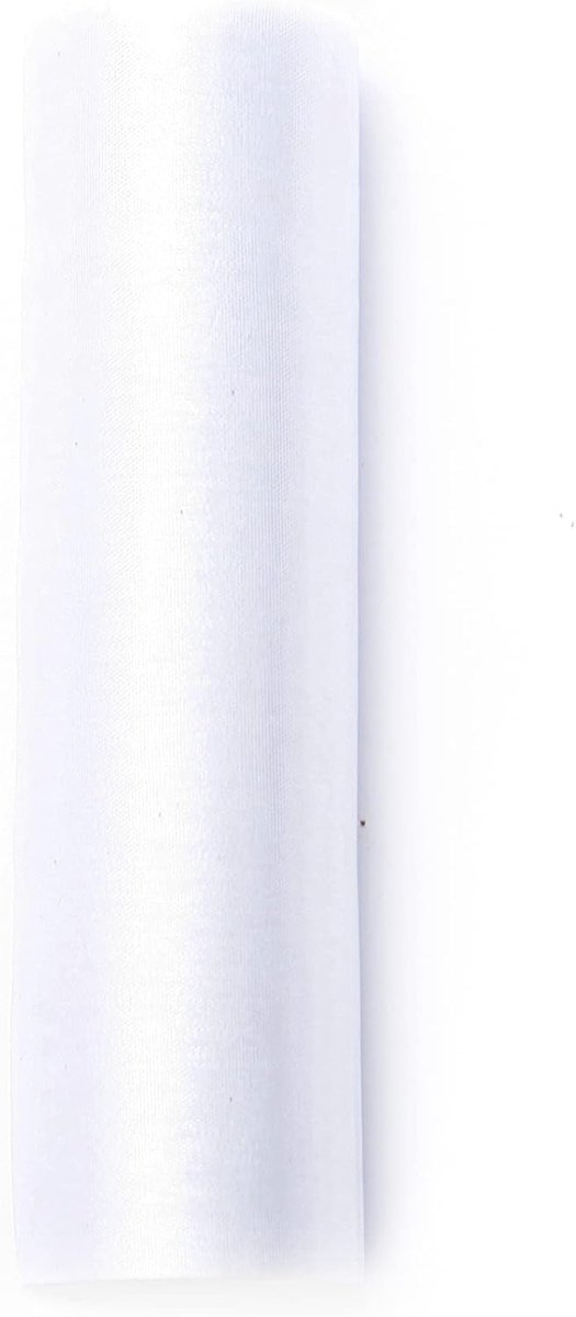 Organza Tafelloper voor Bruiloft en Decoratie 16 cm x 9 Meter Wit