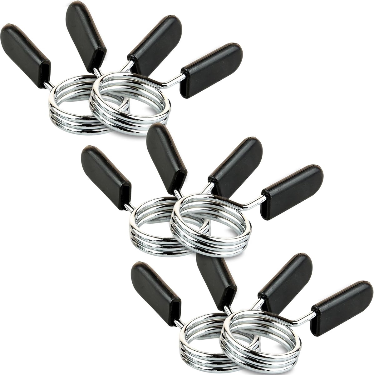 Haltersluitingen 30 mm met veerclip voor halterstangen