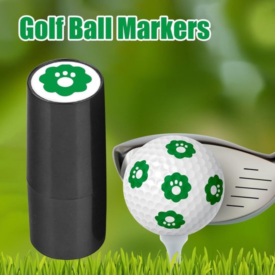 Golfbal stempel met foto Gevoelige Markering Voor Duurzaam en Sneldrogend ID — afbeelding 3