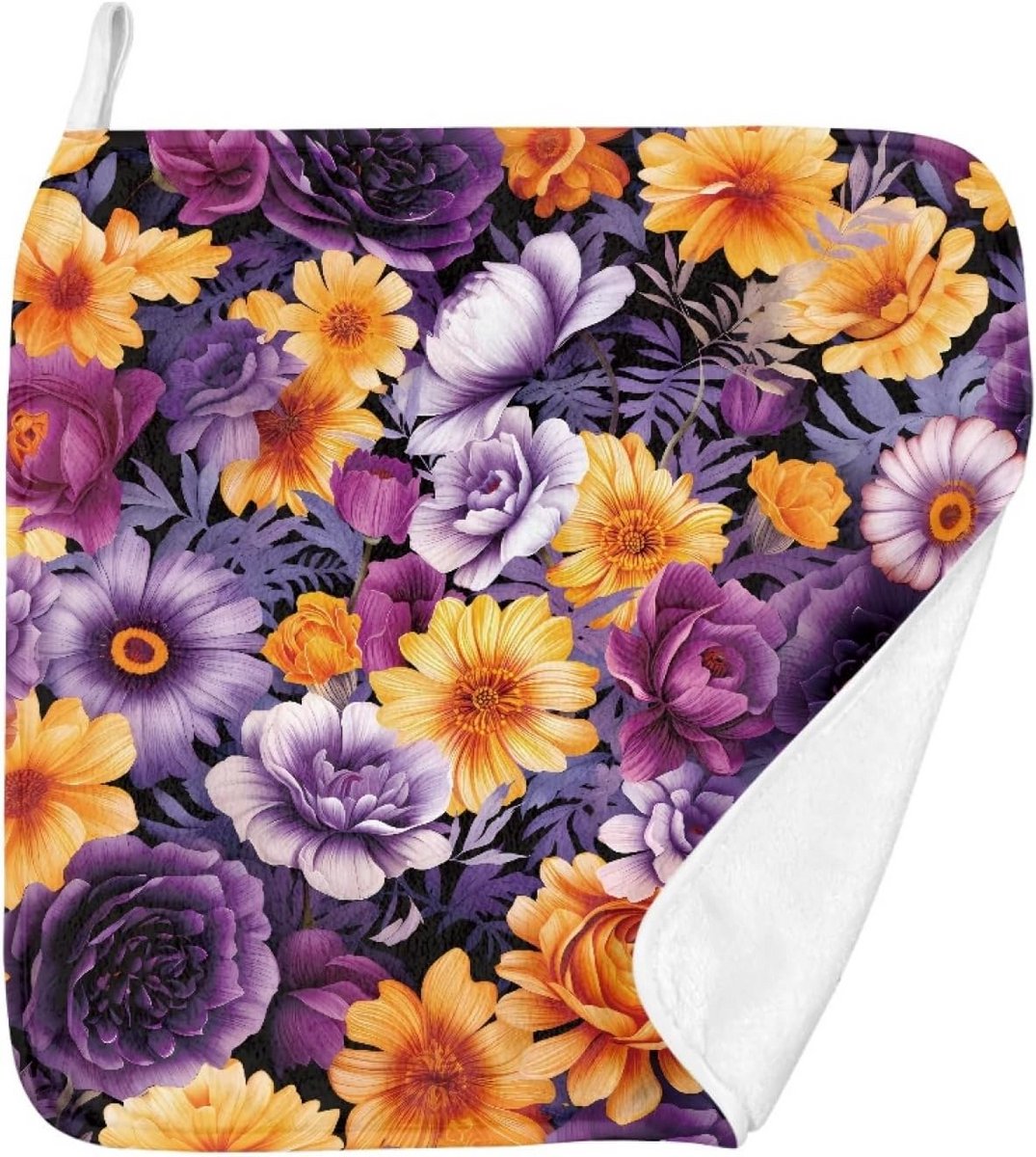 Set van 2 Absorberende Keukendoeken met Bloemenpatroon - Pluisvrij en Zacht
