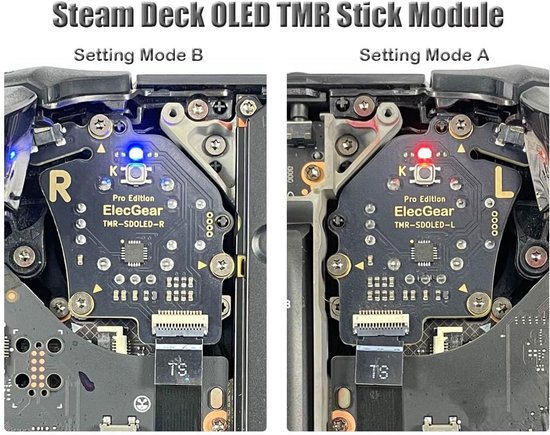 TMR Joystick Moduul Vervanging voor Steam Deck OLED Reparatieset met Hall Effect en MCU Kalibratie — afbeelding 3