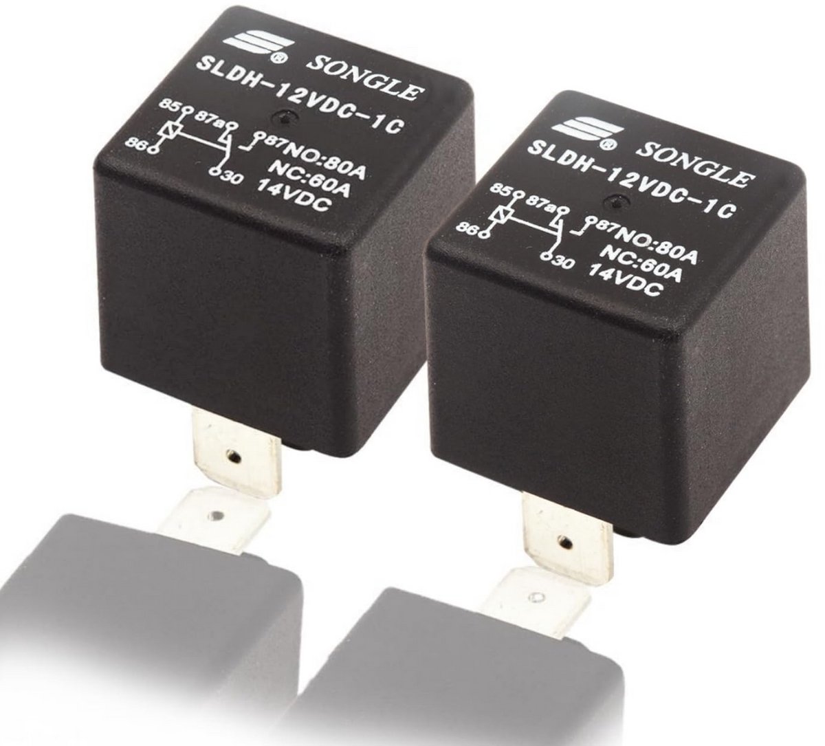 Auto Relais - Schakelaar 12V - Elektrische Sturing - 80A Hoge Capaciteit - Compact Formaat