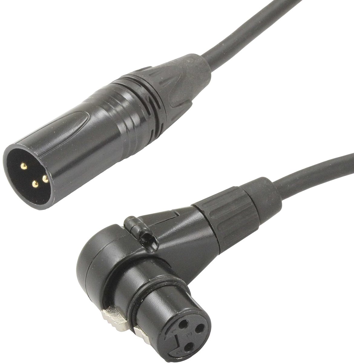 XLR Kabel - Microfoon Kabel - Audio Verbinding - Eenvoudige Veldreparatie - 15 Meter - Zwart