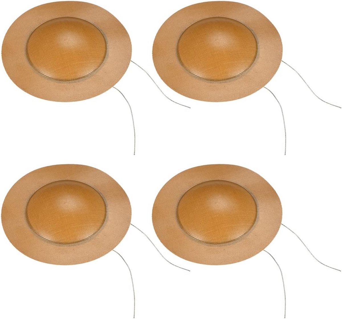 4 stuks Harsfolie Tweeter Spreekspoelen 25,5 mm Diameter voor Hagedefinitie Geluid