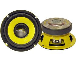 1 woofer compatibel met PYLE PLG54 luidspreker 5" 13,00 cm 130 mm mid bass luidspreker 100 watt rms 200 watt max impedantie 4 ohm auto, 1 stuk