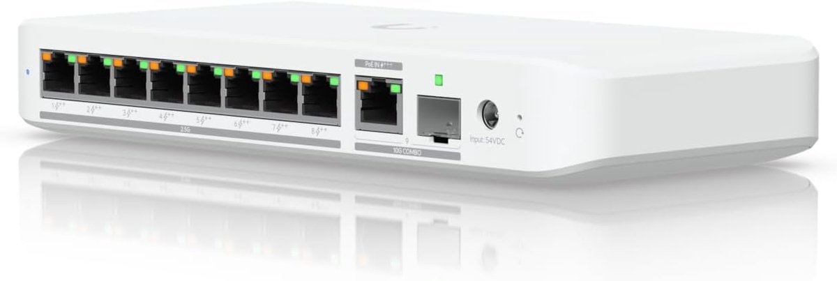Managed 8-PoE+ 2.5G Ethernet Switch met 60 Gbps Capaciteit