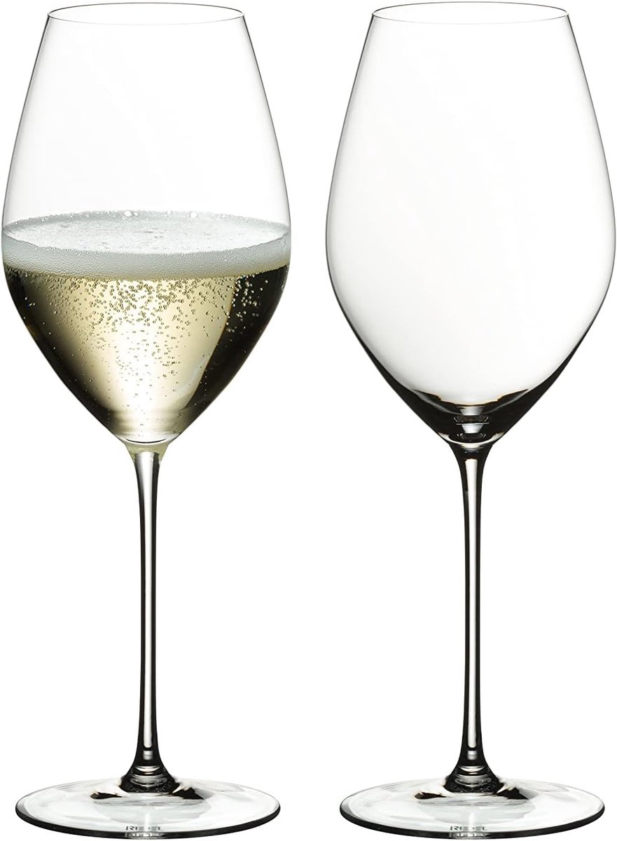 Luxe Kristallen Champagneglazen Set van 2 - 445 ml Wijnglazen