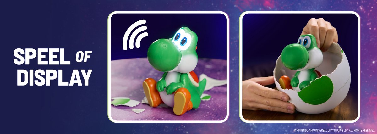 Super Mario Galaxy Movie - Nintendo - The Super Mario Galaxy Movie - Interactief Yoshi Ei - Speelfiguur — afbeelding 6