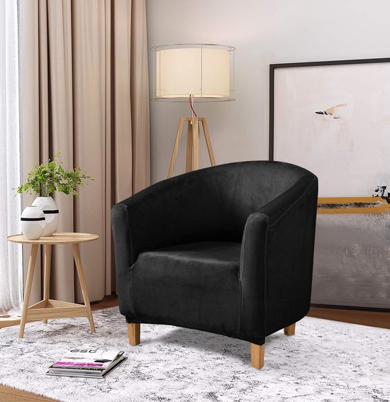 Pluche Polkadot Fauteuil Hoes - Zacht Fleece & Fluweel Zitbeschermer van Merkloos — afbeelding 2