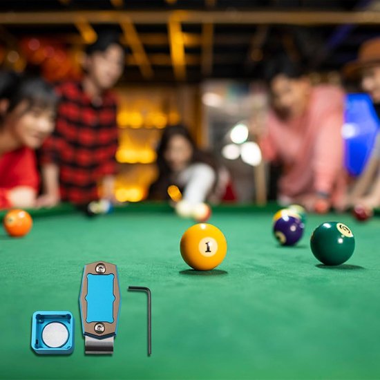 Magnetische Keu Billart Krijthouder met Clip voor Pool en Snooker — afbeelding 2